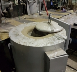 Lò nấu nhôm 400kg